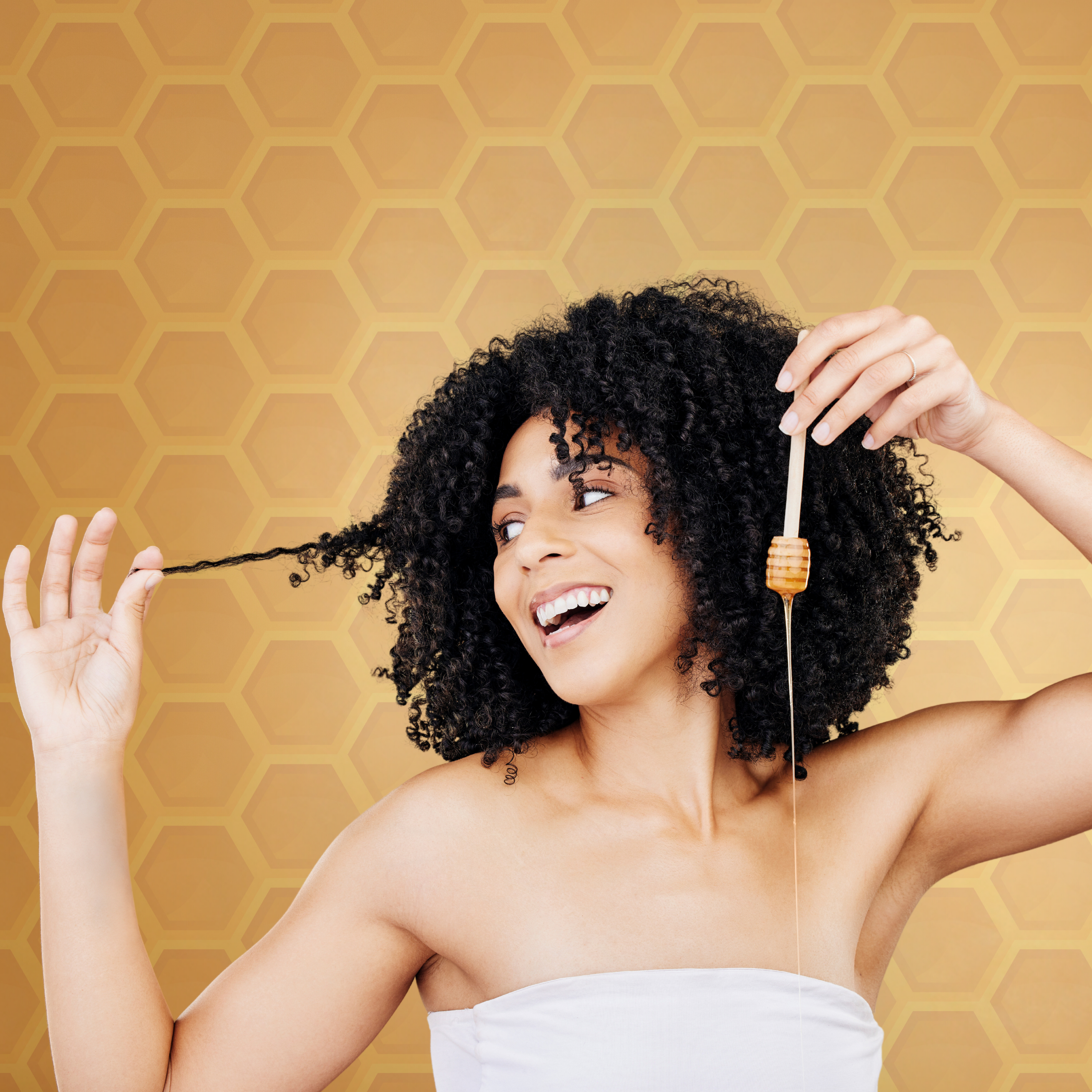 Honey Hair Mask Don Victor Comb DIY Healthy Homemade Raw Honey Pure Honey